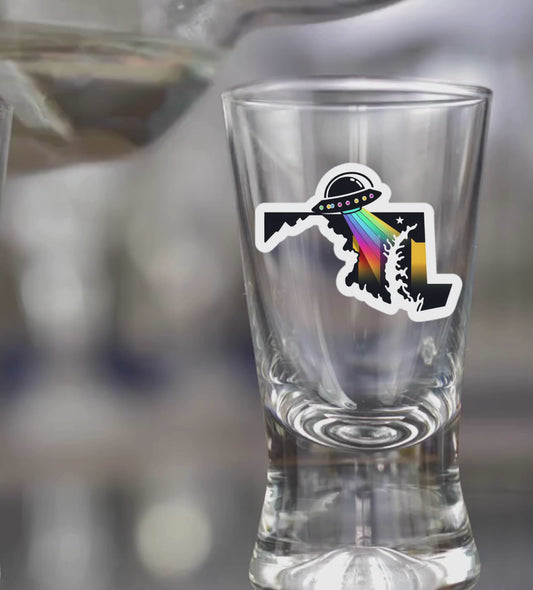 PRIDE Maryland Shot Glasses