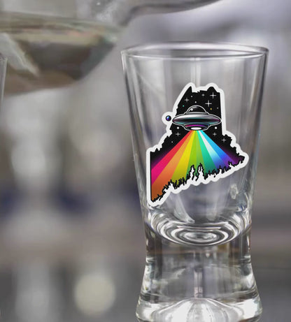 PRIDE Maine Shot Glasses
