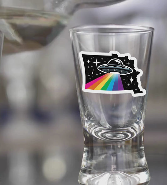 PRIDE North Dakota Shot Glasses