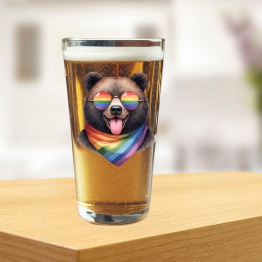 Pride Mixing Glass-Bear