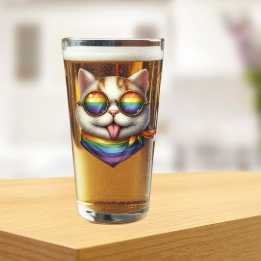 Pride Mixing Glass-Cat