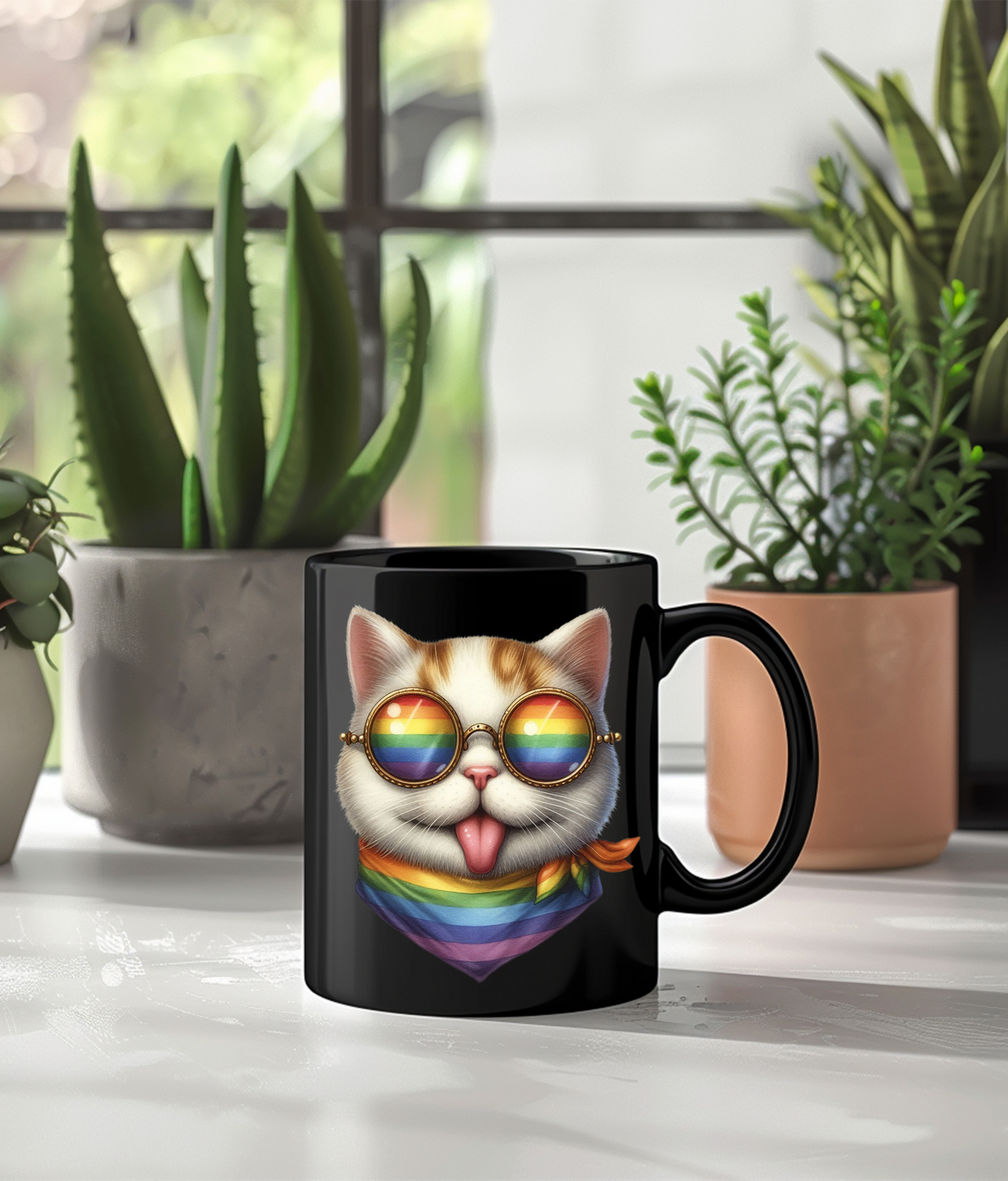 Mug Gay Pride Animals-Cat