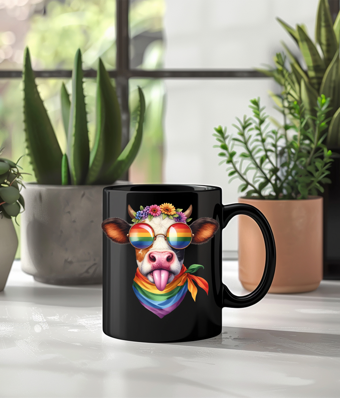 Mug Gay Pride Animals-Cow