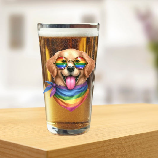 Pride Mixing Glass-Dog