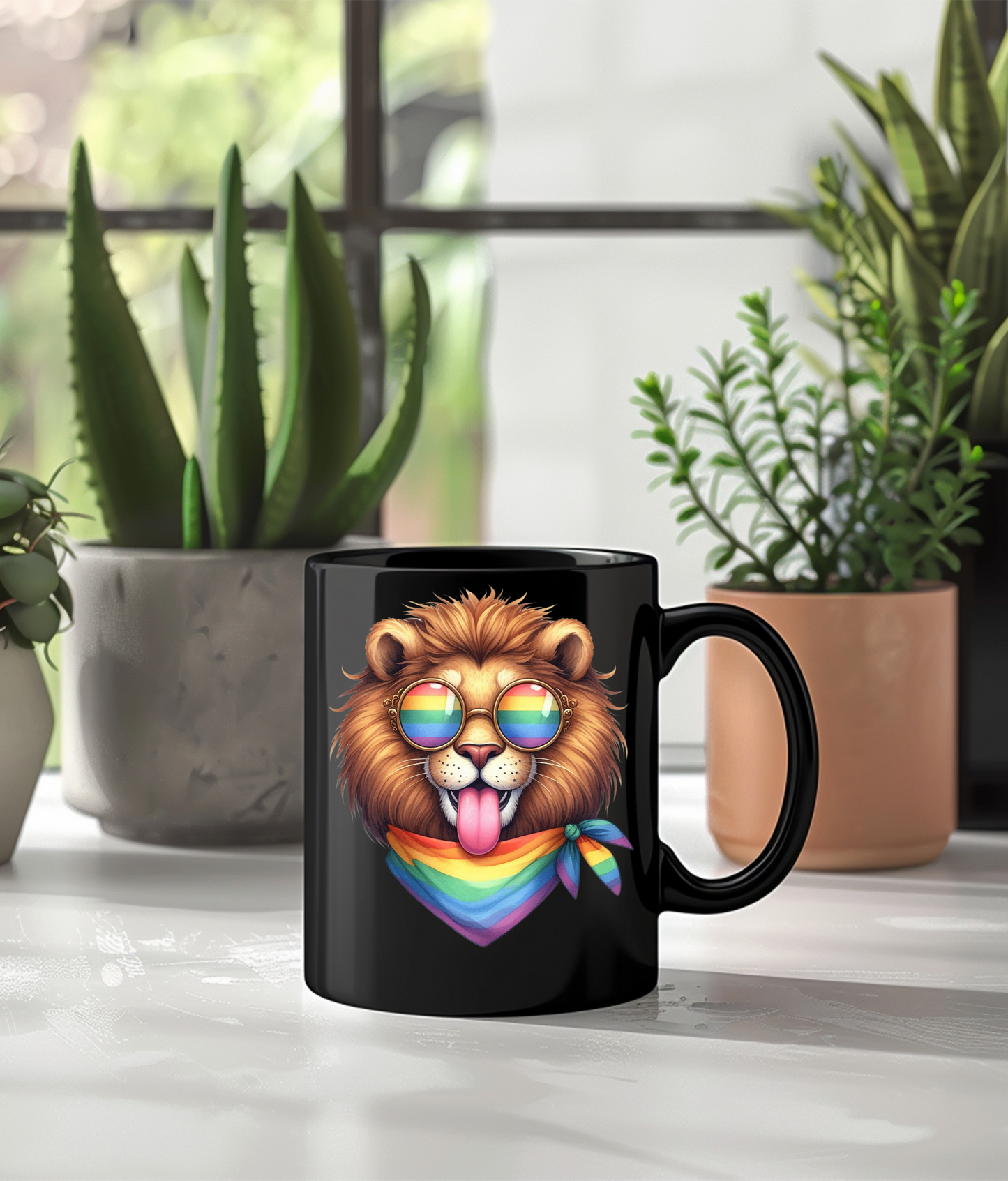 Mug Gay Pride Animals-Lion