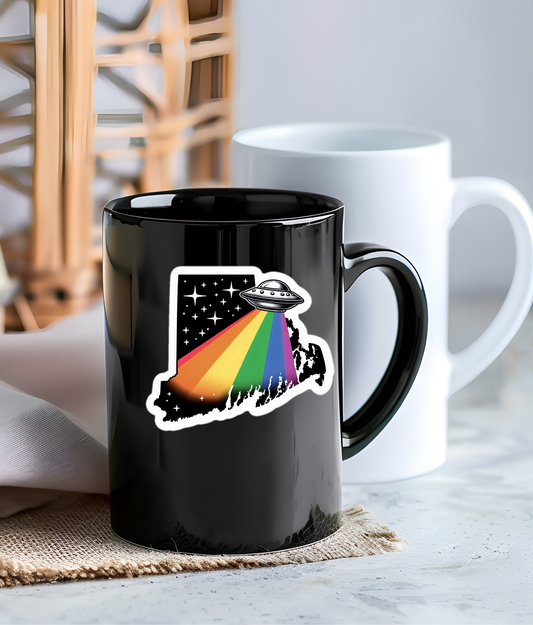 Rhode Island Alien Pride Mug