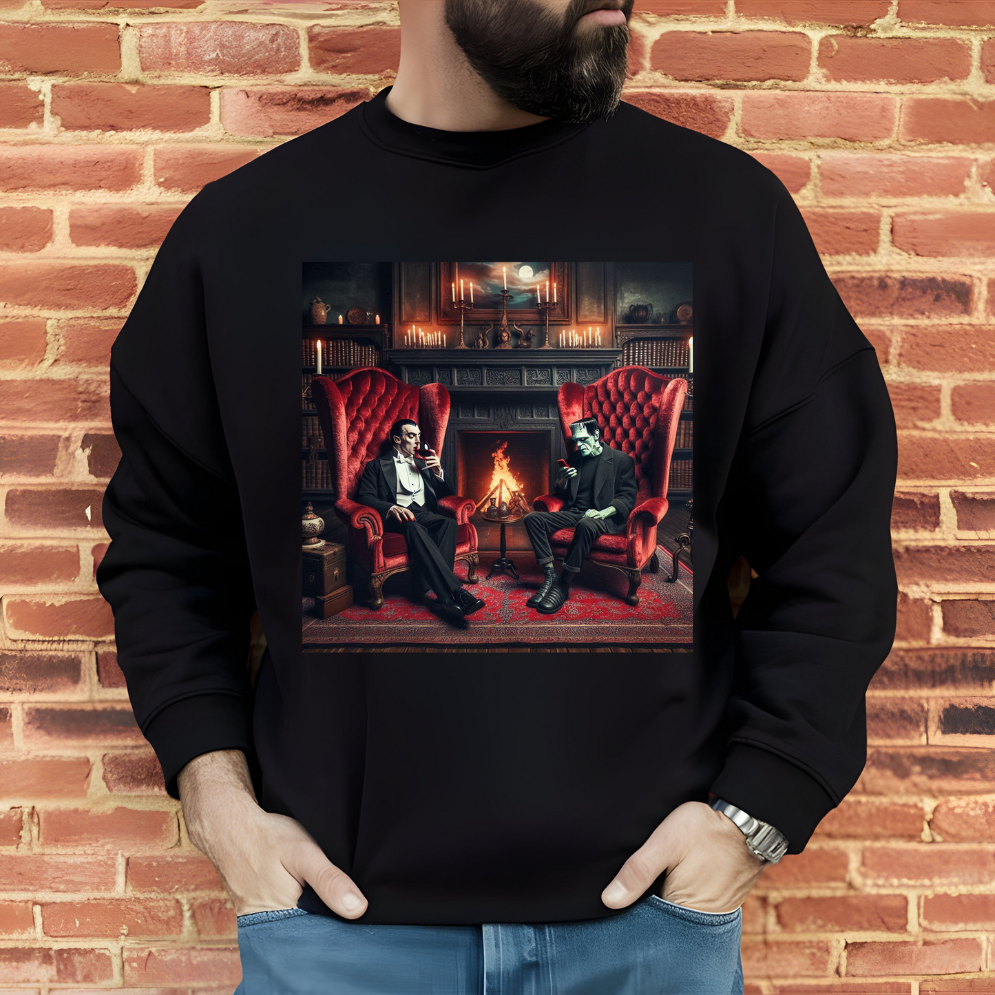 Halloween Monster Mash Crewneck Sweatshirt