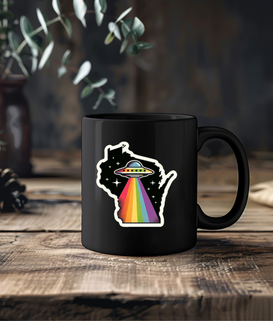 Wisconsin Alien Pride Mug